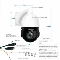 1080P 2MP PTZ Camera AHD 30X Zoom Speed Dome Outdoor IR-CUT CCTV Security OSD