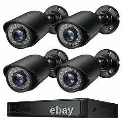 1080P 4CH 2MP HD WiFi Home Security Camera System Wire Outdoor IP CCTV NVR Kit