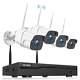 1080p 8ch Wireless Home Security Systems With 4 Pcs Cameras 2tb Hdd Night Vision