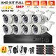 1080p Full Hd Outdoor Security Camera System Kit, 8 Pack Smart Home 8ch Dvr 4k