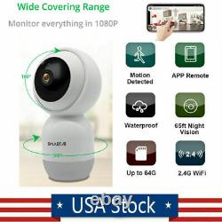 1080P HD 2.4G WiFi Smart IP Camera CCTV Indoor Home Security Camera Baby Monitor