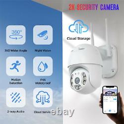 1080P HD Home Security Camera System Wireless Outdoor Wifi Cam Night Vision 4PCS