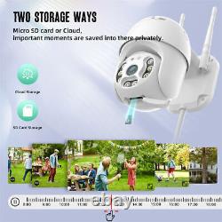 1080P HD Home Security Camera System Wireless Outdoor Wifi Cam Night Vision 4PCS