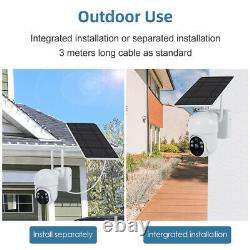 1080P HD Home Security Camera Wireless Outdoor Solar Battery Powered Wifi Cam