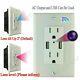 1080p Hd Ip Wifi Home Security Mini Camera In Wall Outlet Support Remote Viewing