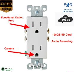 1080P HD Wall AC WiFi Decora Functional Receptacle Outlet Home Security Camera