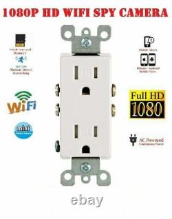 1080P HD Wall AC WiFi Decora Functional Receptacle Outlet Home Security Camera