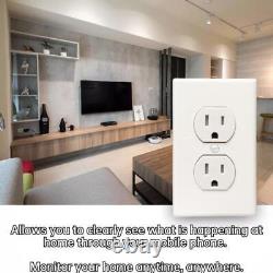 1080P HD WiFi IP Home Security Camera In Wall AC Outlet, Support Remote Viewing
