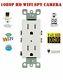 1080p Hd Wifi Ip Ac Wall Outlet Security Camera Home Office Dvr App Viewing