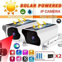 1080P HD Wireless Solar Power WiFi Outdoor Home Security IP Camera Night Vision