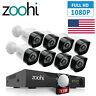 1080p Home Security Camera System Cctv Outdoor With 2tb Hard Drive 8ch Dvr Kits