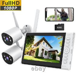 1080P Home Security Camera System Wireless CCTV With 7 2 Way Audio with 32GB