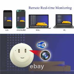 1080P MINI Wifi IP Home Security Nanny Camera Camouflaged by Voice Control Light