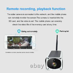 1080P Solar Powered Security Energy Camera Wireless WiFi IP Home CCTV HD Outdoor