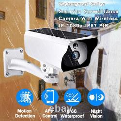 1080P Solar Powered Security Energy Camera Wireless WiFi IP Home CCTV HD Outdoor