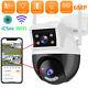 1080p Wifi Ip Camera Dual Lens Hd Wireless Outdoor Cctv Ptz Home Security Cam Us