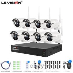 1080P Wifi NVR Wireless Security Camera System Outdoor IP Audio Camera Home IR