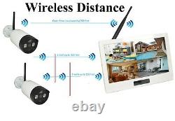 1080P Wireless Home Security Camera System with 10 Inch Touchscreen monitor HD