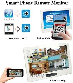 1080P Wireless Home Security Camera System with 10 Inch Touchscreen monitor HD