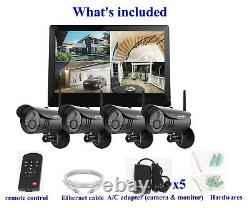 1080P Wireless Home Security Camera System with 10 Inch Touchscreen monitor HD