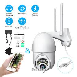 1080P Wireless WIFI IP Camera Outdoor CCTV HD PTZ Smart Home Security IR Cam