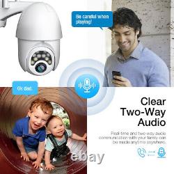 1080P Wireless WIFI IP Camera Outdoor CCTV HD PTZ Smart Home Security IR Cam