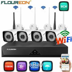 1080P Wireless WIFI NVR H. 265 Outdoor Home IP Camera Night Vision Security Kit