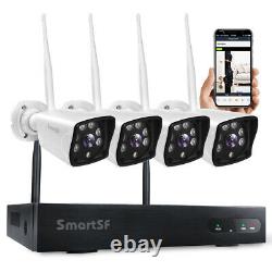 1080P Wireless Wifi 8CH NVR Home Security System outdoor CCTV IP Camera IR CUT