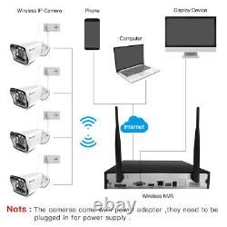 1080P Wireless Wifi 8CH NVR Home Security System outdoor CCTV IP Camera IR CUT