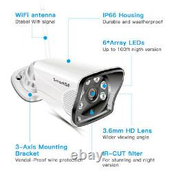 1080P Wireless Wifi 8CH NVR Home Security System outdoor CCTV IP Camera IR CUT