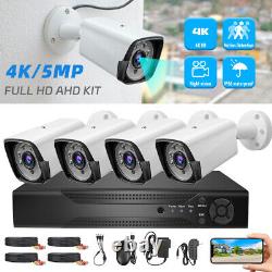 1080p Full HD Outdoor Security Camera System, 4 Pack Smart Home 4CH DVD US