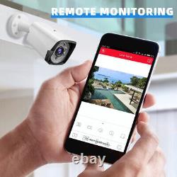 1080p Full HD Outdoor Security Camera System, 4 Pack Smart Home 4CH DVD US