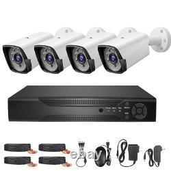 1080p Full HD Outdoor Security Camera System, 4 Pack Smart Home 4CH DVD US