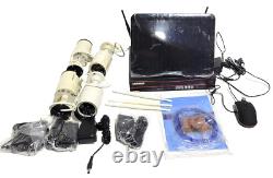 10.1 Inch LCD DVR/NVR Combo Home Security Camera System Smonet 4 Bullet Camera