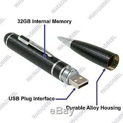 1296p Power Ray Technology 2020 Spy Pen DVR Camera GENUINE Surveillance CIA FBI