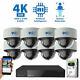 16 Channel 4k Nvr 8 8mp Poe Ip Ai Color Night Vision Dome Security Camera System