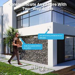 1920P WiFi Wireless CCTV Security Camera System Home Outdoor 2 Way Audio 8CH NVR