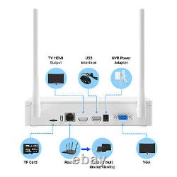 1920P WiFi Wireless CCTV Security Camera System Home Outdoor 2 Way Audio 8CH NVR