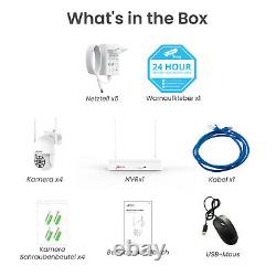 1920P WiFi Wireless CCTV Security Camera System Home Outdoor 2 Way Audio 8CH NVR