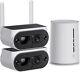 1/2/3/4x Solar Battery Powered Wireless Home Security Camera System Outdoor Wifi