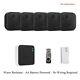 2024 Blink Outdoor 4 (4th Gen) 5 Camera Wireless Hd Home Security System Kit New