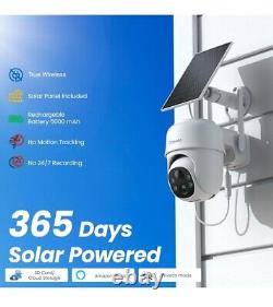 2K Cameras for Home Security-2.4G WiFi Outdoor Wireless Solar/Battery 4 Pack