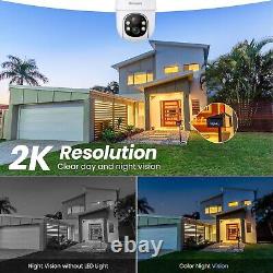 2K Cameras for Home Security-2.4G WiFi Outdoor Wireless Solar/Battery 4 Pack