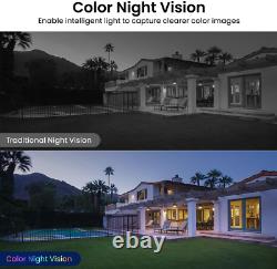 2K Home Security Cameras- Outdoor/Indoor Cameras for Baby/Nanny/Dog, 2.4Ghz Wifi