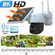2k Home Security Hd Camera Wireless Outdoor Solar Battery Powered Night Vision