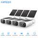 2k Solar-powered Wireless Security Camera 2.4ghz&5ghz Wifi For Tuya App
