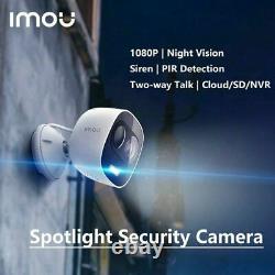 2PCS Imou Outdoor Security Wifi Camera IR Cam Built in Spotlight PIR Detection