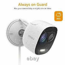 2PCS Imou Outdoor Security Wifi Camera IR Cam Built in Spotlight PIR Detection