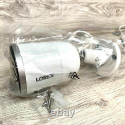 2 Lorex 8MP Smart 4K Ultra Deterrence Night Vision Security Video Camera E892AB