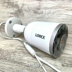 2 Lorex 8MP Smart 4K Ultra Deterrence Night Vision Security Video Camera E892AB